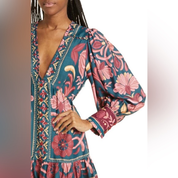 Seashell Tapestry Mini Dress $225 NWT - M - Picture 2 of 8